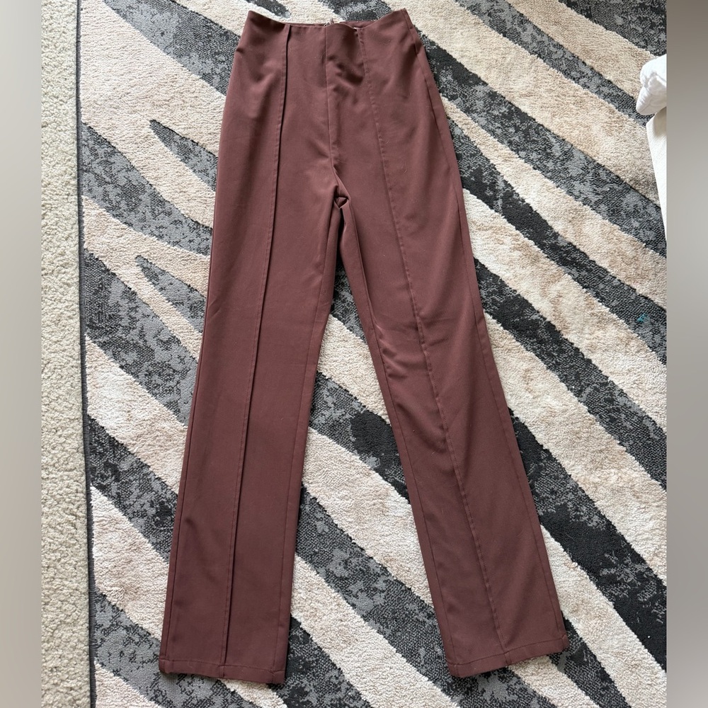 Princess Polly Chocolate Brown Trousers